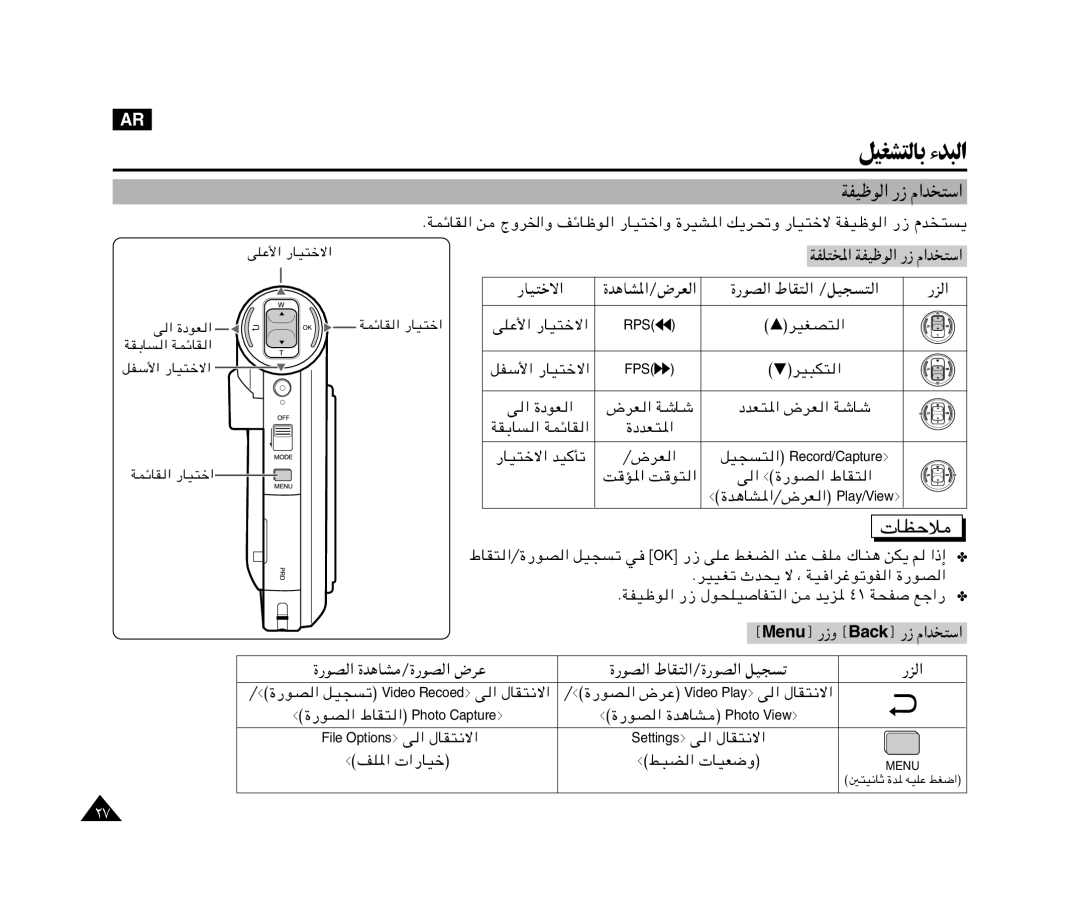 Samsung VP-X110L/HAC, VP-X110L/AND, VP-X110L/AFR, VP-X110L/UMG, VP-X110L/KNT manual WHOþu « Â«b, › Menu¤ -Ë › Back¤ Â«b, Uofë 