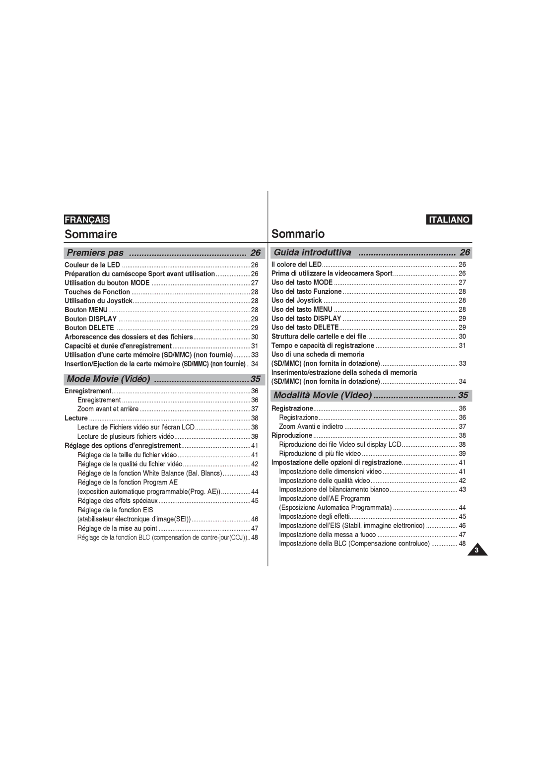 Samsung VP-X220L/XET, VP-X210L/XEF, VP-X220L/XEF manual Premiers pas, Guida introduttiva, Uso di una scheda di memoria 