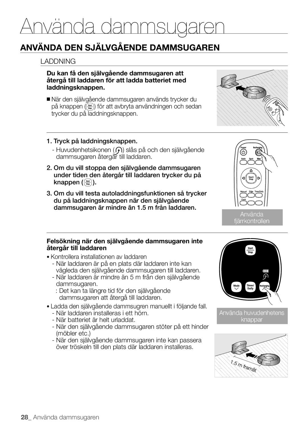 Samsung VR10F53TBCG/EE manual Kontrollera installationen av laddaren, P¸EohuHwf 