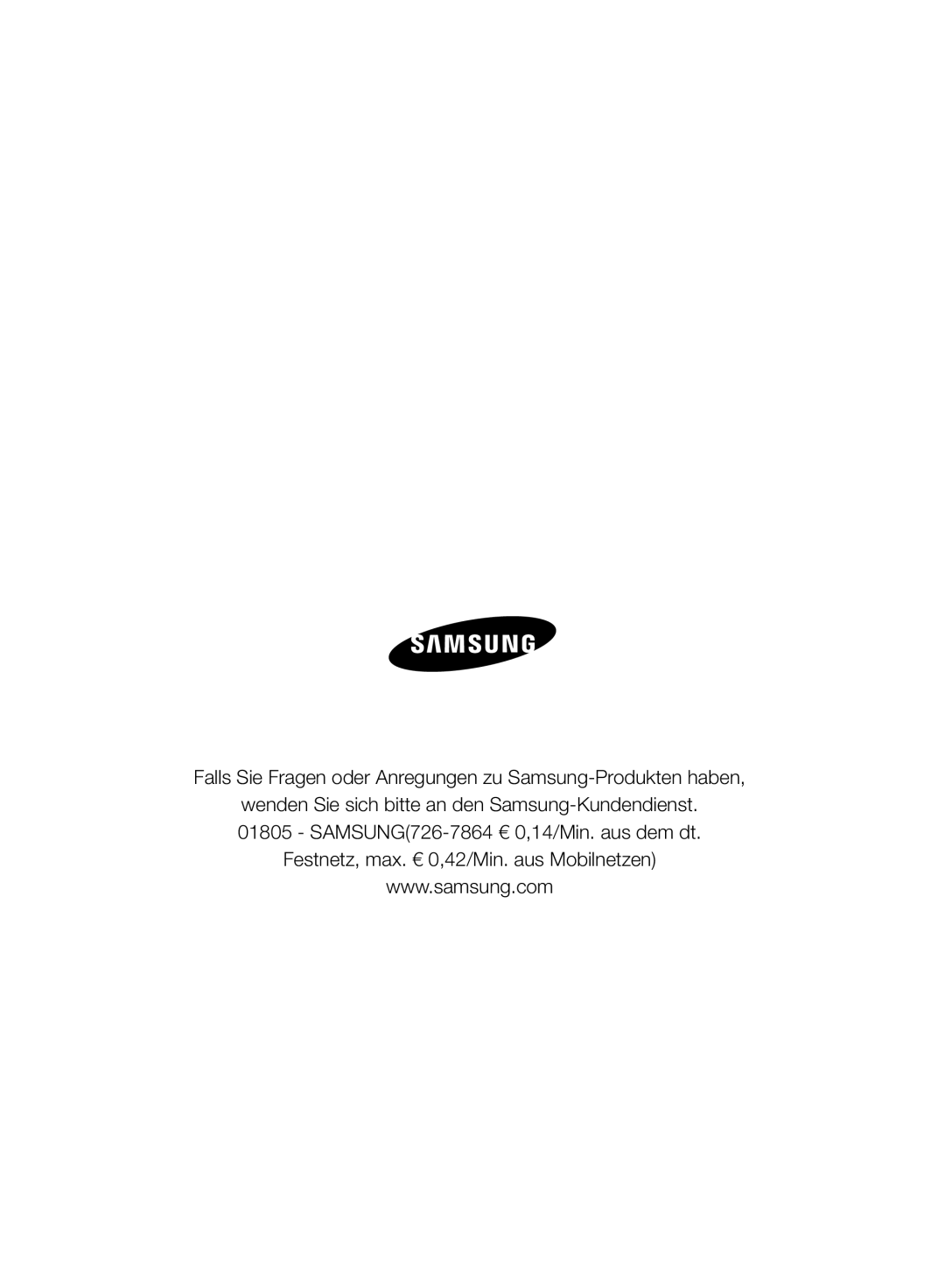 Samsung VR10F71UCBC/EG, VR10F71UCBC/EO, VR10F71UCBC/SW manual 