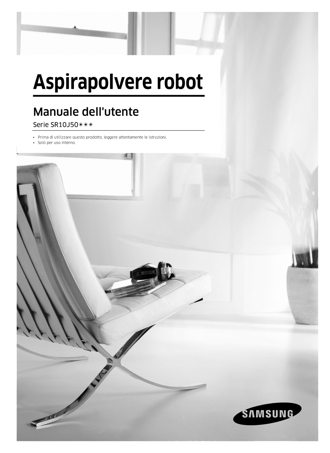 Samsung VR10J5054UD/ET, VR10J5010UA/ET, VR10J5034UC/ET manual Aspirapolvere robot 