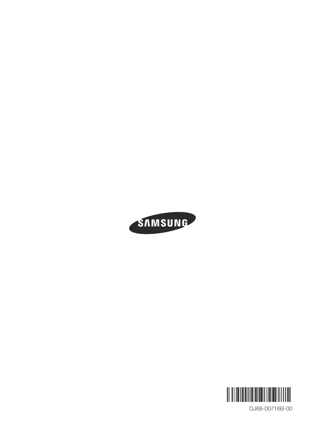 Samsung VR20H9050UW/GE manual DJ68-00716B-00 