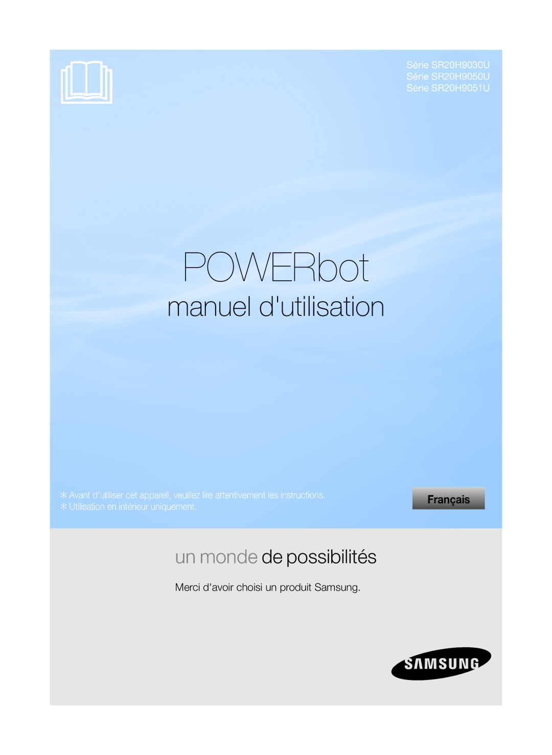 Samsung VR20H9051UC/EF manual POWERbot 