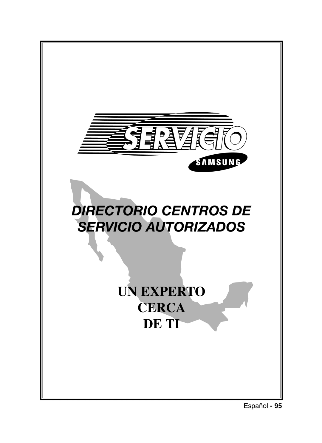 Samsung VR330 manual Servicio Autorizados, Español 