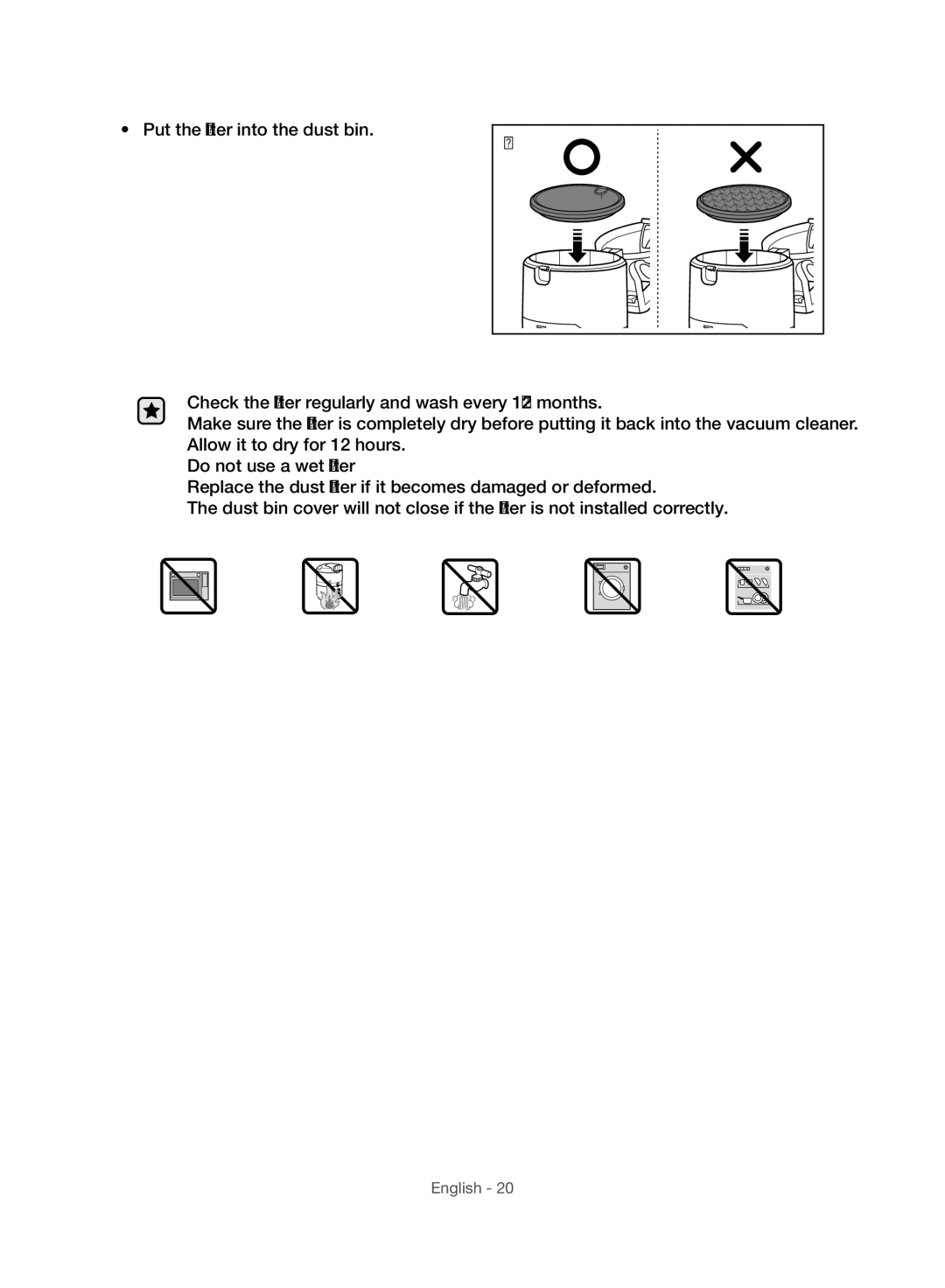 Samsung VU10F70SHAF/SA, VU10F70SHDC/SA, VU10F70SHDC/ML manual English 