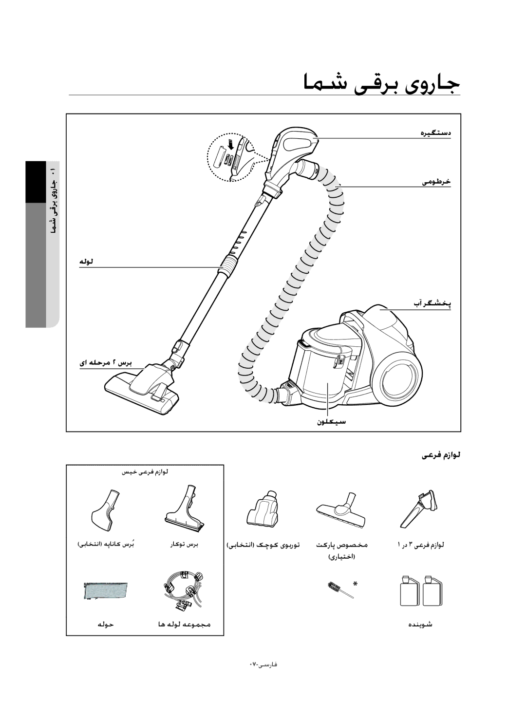 Samsung VW17H9090HC/HC manual امش یقرب یوراج, یعرف مزاول 