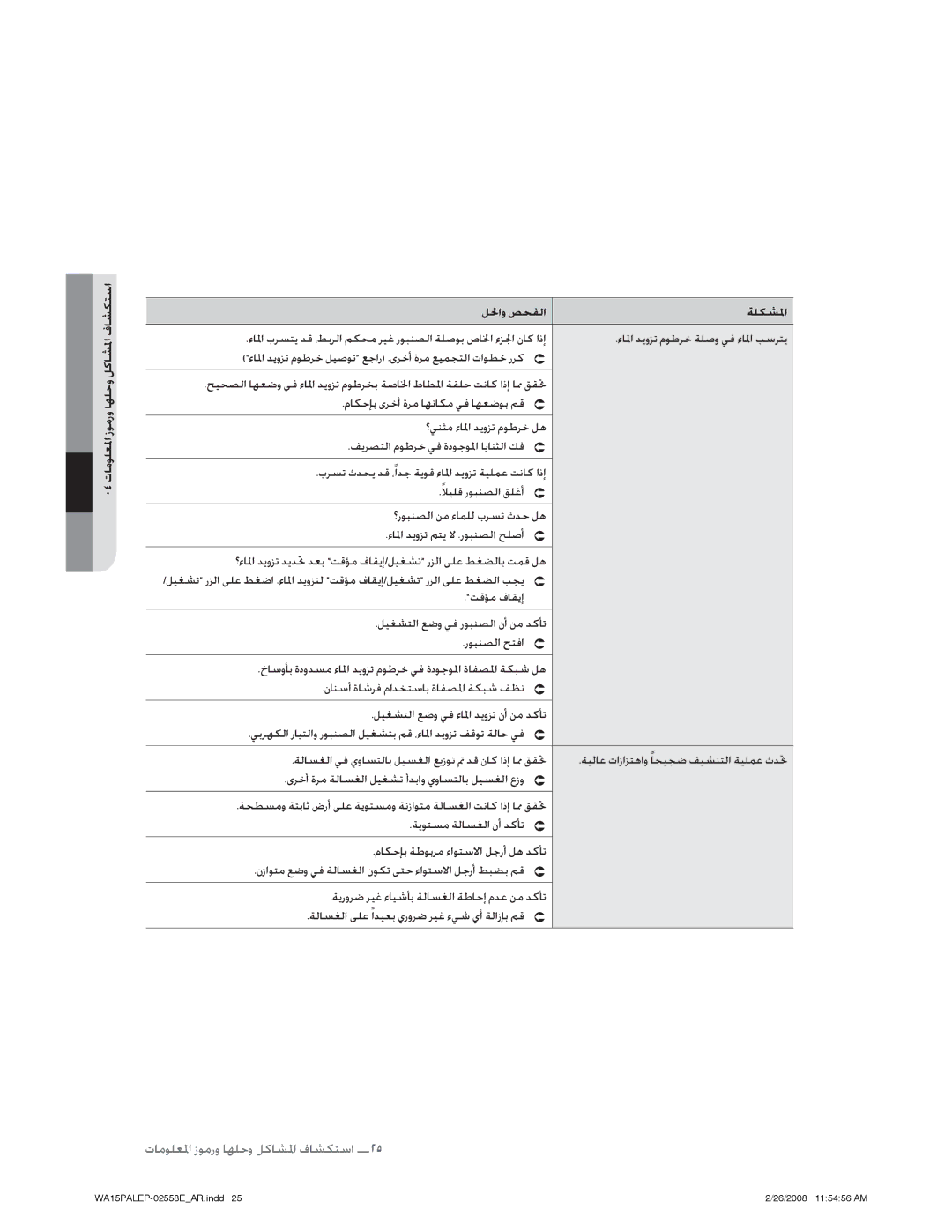 Samsung WA15PALFP/YL manual ȆȋȝƾžǞƴƯƓȚȥǞžȤȶƾƷƴŲȶǚżƾƪƓȚȯƾƪƳƄŴȚ, ǀŽƾƉưŽȚǠźȸȶƾƉƄŽƾŮǚƸƉưŽȚǕƁȥǞůƖǋŻȴƾżȚȣȘƾƛǘƲƎ 