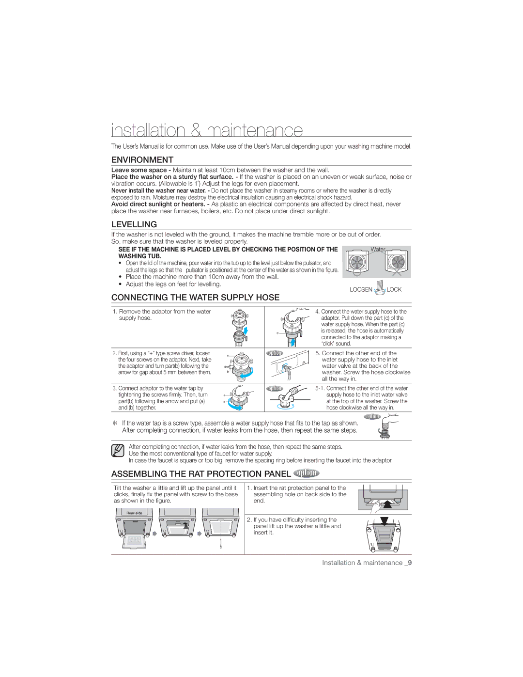 Samsung WA80U3WIH/XSG manual JotubmmbujpoNbjoufobodf, 30/.&/5, $0//&$5*/5&85&34611-04, 44&.#-*/5&351305&$5*0/1 