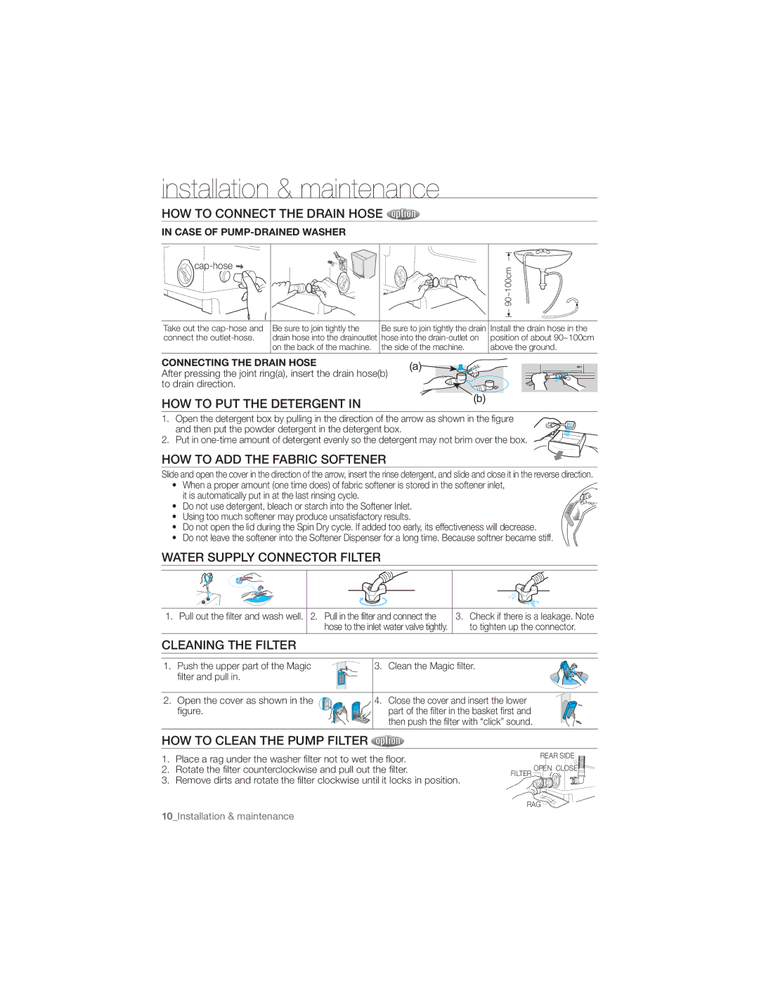 Samsung WA80U3WDQ/XAP manual 0850$0//&$55&%3*/04, 08501655&%&5&3&/5, 0850%%5&#3*$405&/&3, $-&/*/5&*-5&3 