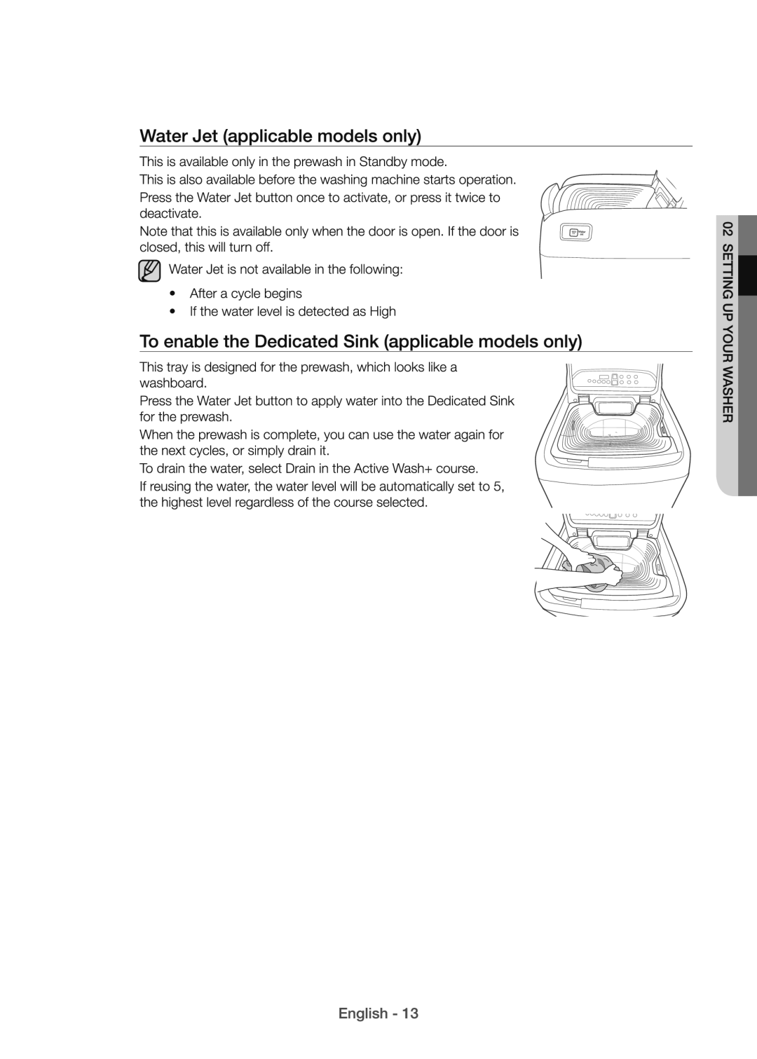 Samsung WA82H4000HA/SV manual 