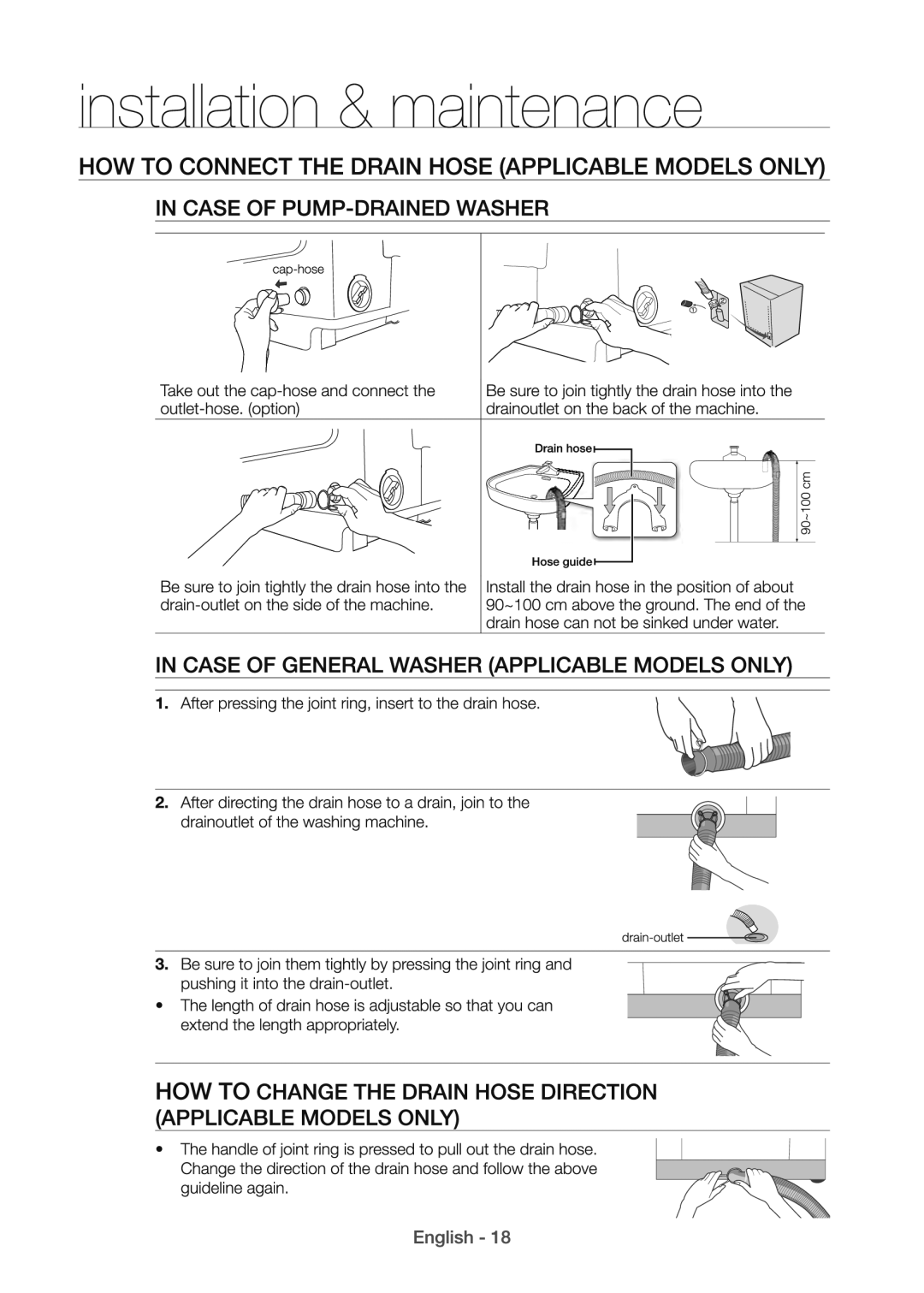 Samsung WA82H4000HA/SV manual 