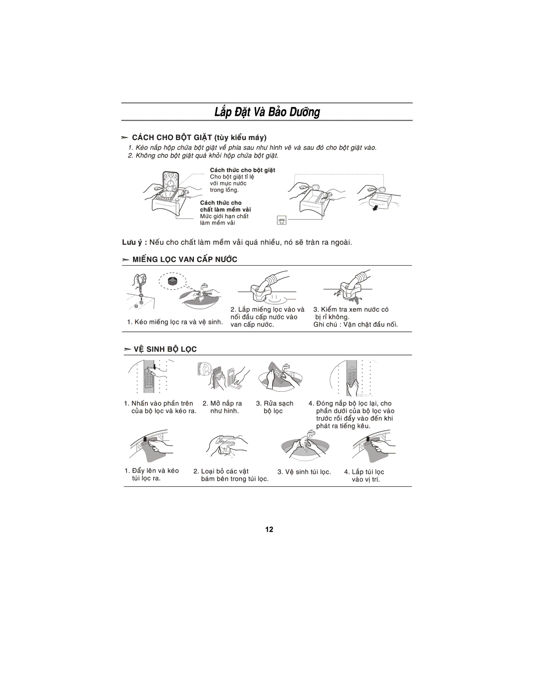 Samsung WA90F3S1/XST, WA98F3VEC/XSV manual 