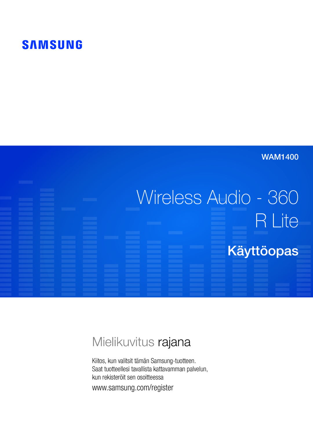 Samsung WAM1400/XE manual Quick Setup Guide 