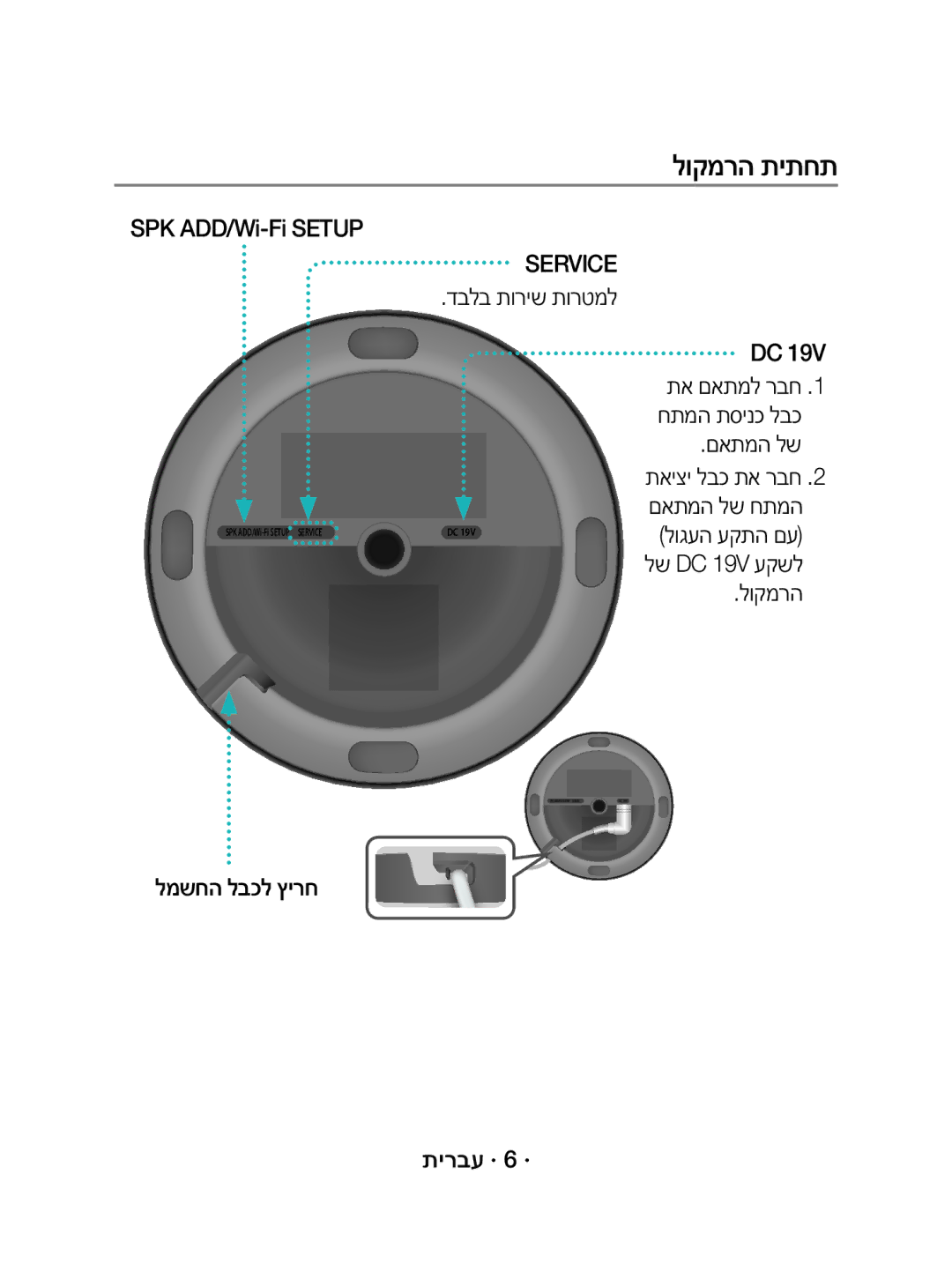 Samsung WAM1500/SQ manual לוקמרה תיתחת 