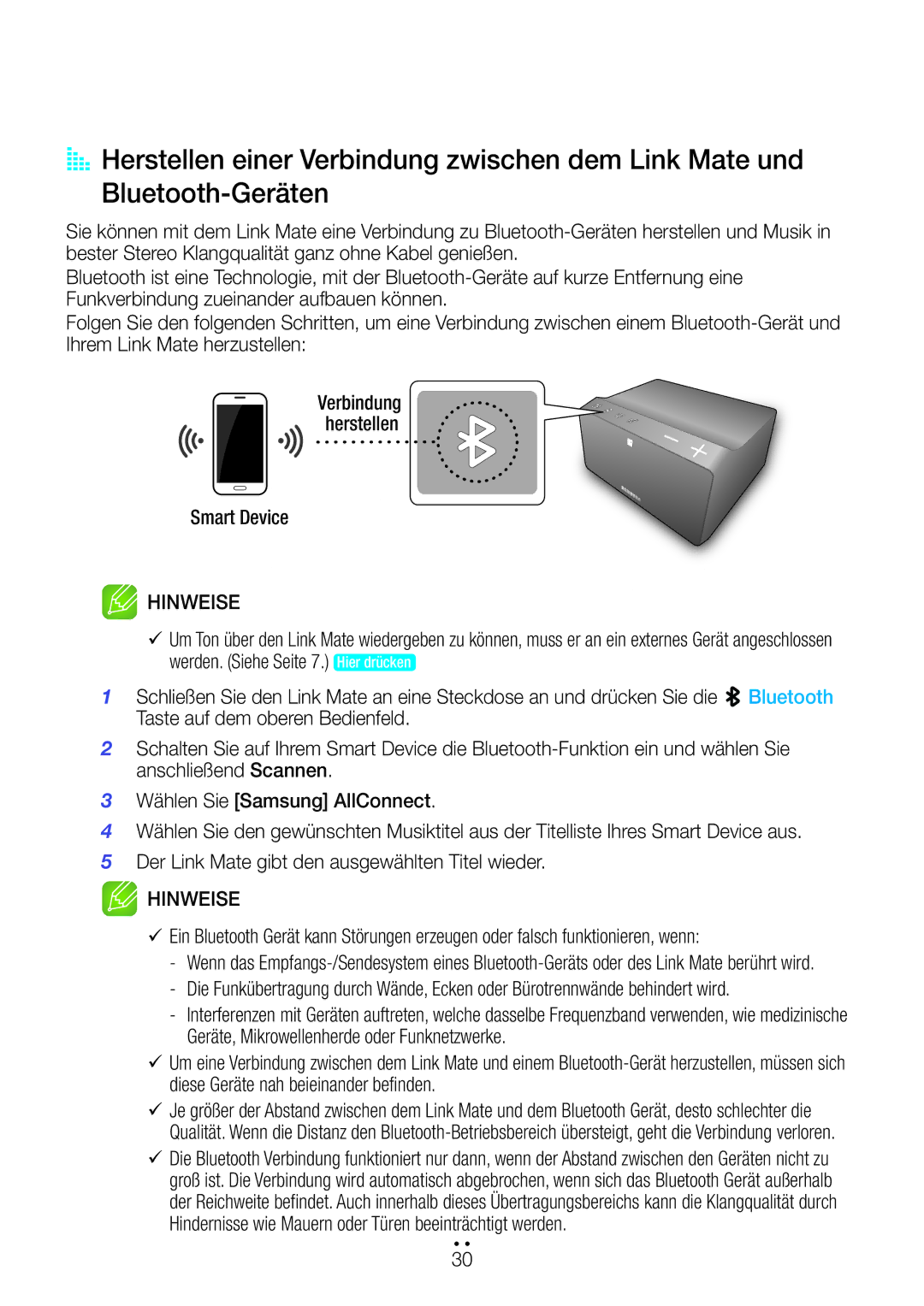 Samsung WAM270/EN manual Smart Device 