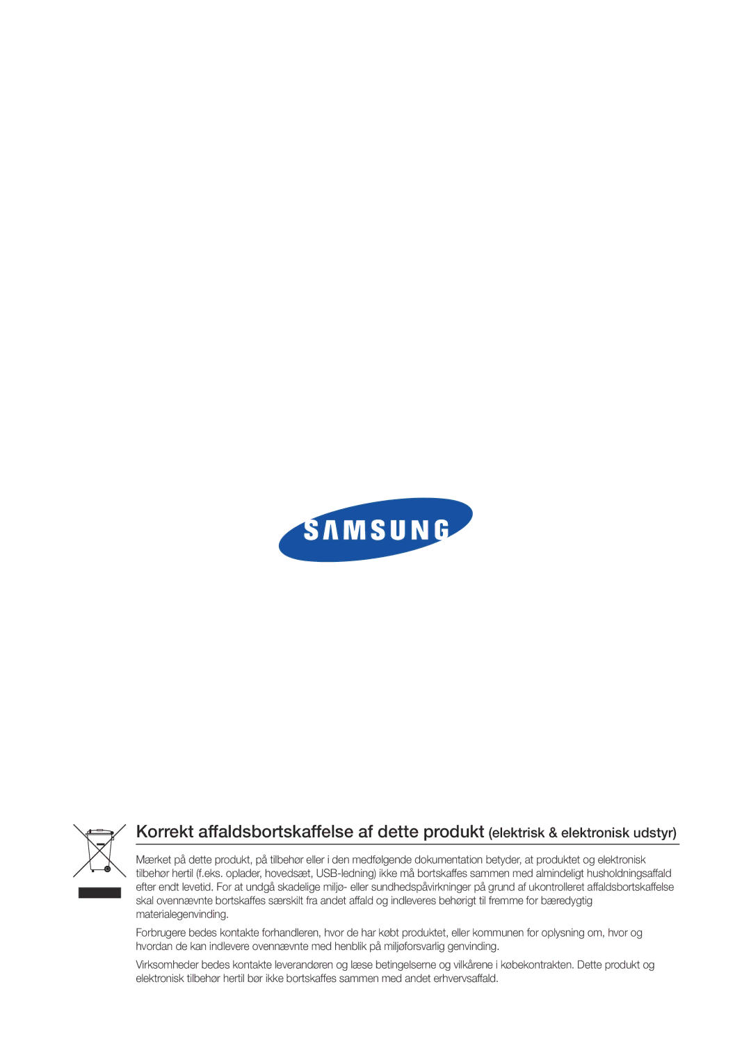 Samsung WAM270/XE manual 