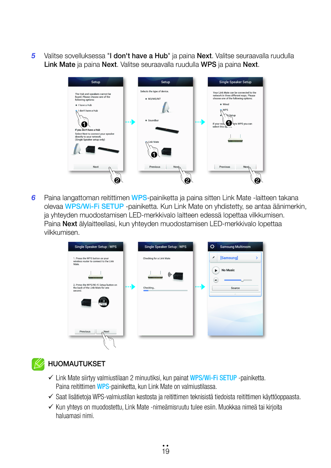 Samsung WAM270/XE manual Haluamasi nimi 