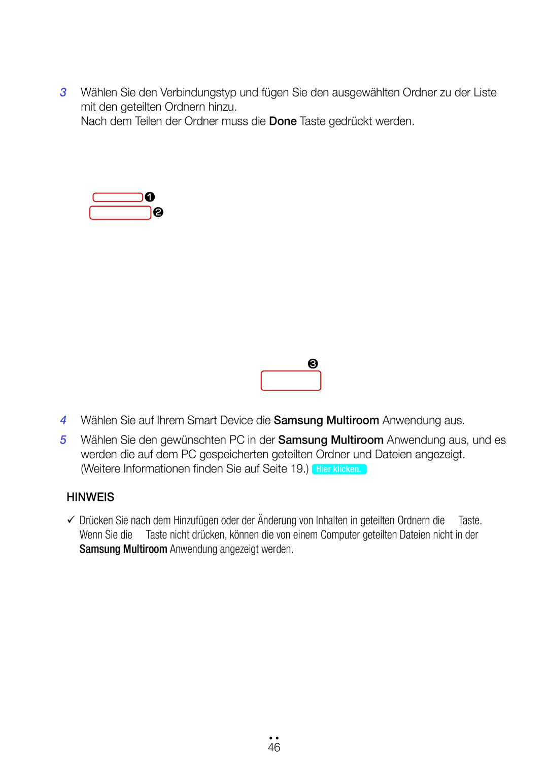 Samsung WAM1501/EN, WAM3500/EN, WAM1500/EN, WAM3501/EN, WAM5500/EN manual Hinweis 