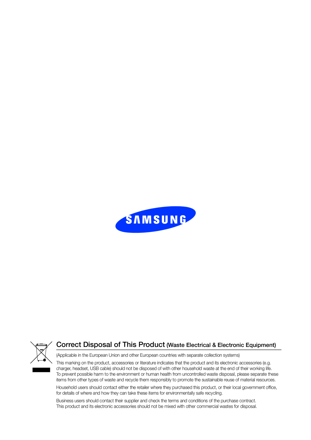 Samsung WAM350/SQ manual 