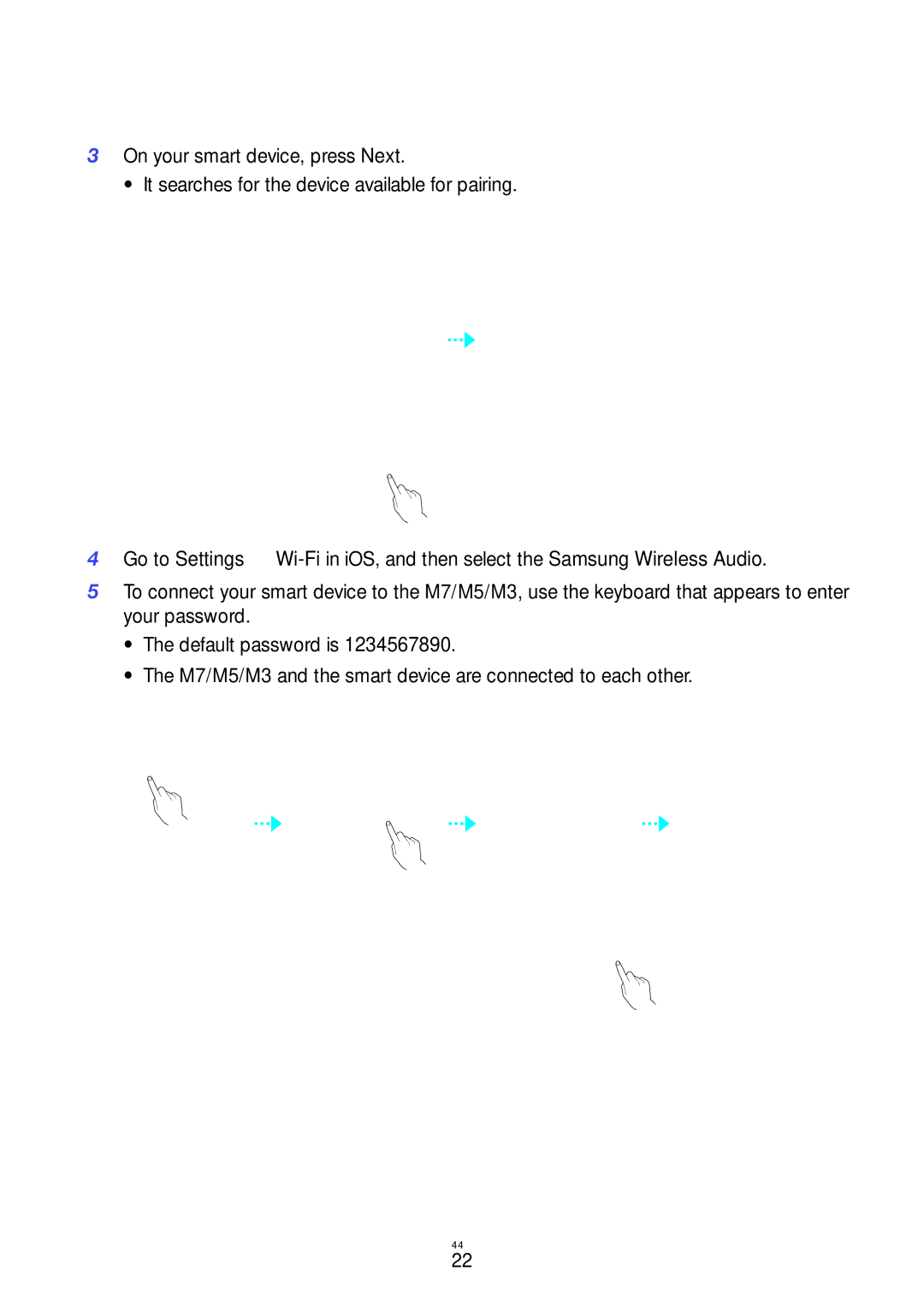 Samsung WAM750/XE, WAM351/EN, WAM551/EN, WAM751/EN, WAM550/EN, WAM350/EN, WAM750/EN, WAM551/ZF, WAM751/ZF, WAM750/ZF manual 4444 