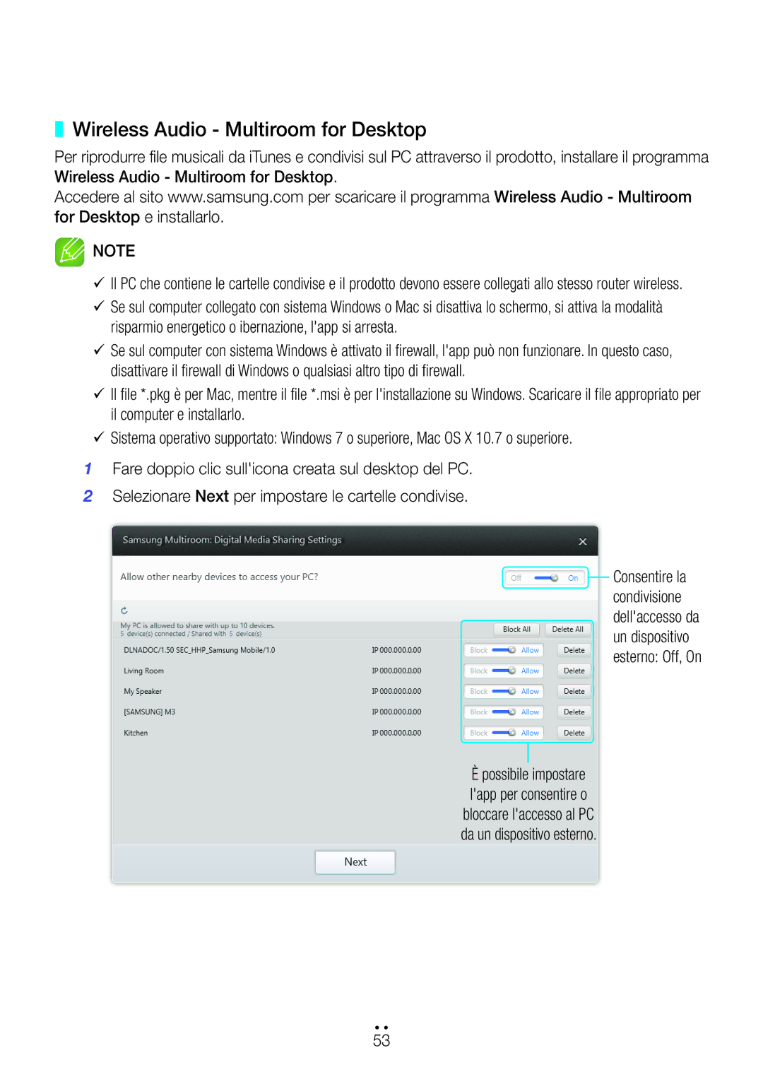 Samsung WAM7500/ZF, WAM6500/ZF manual Wireless Audio Multiroom for Desktop 