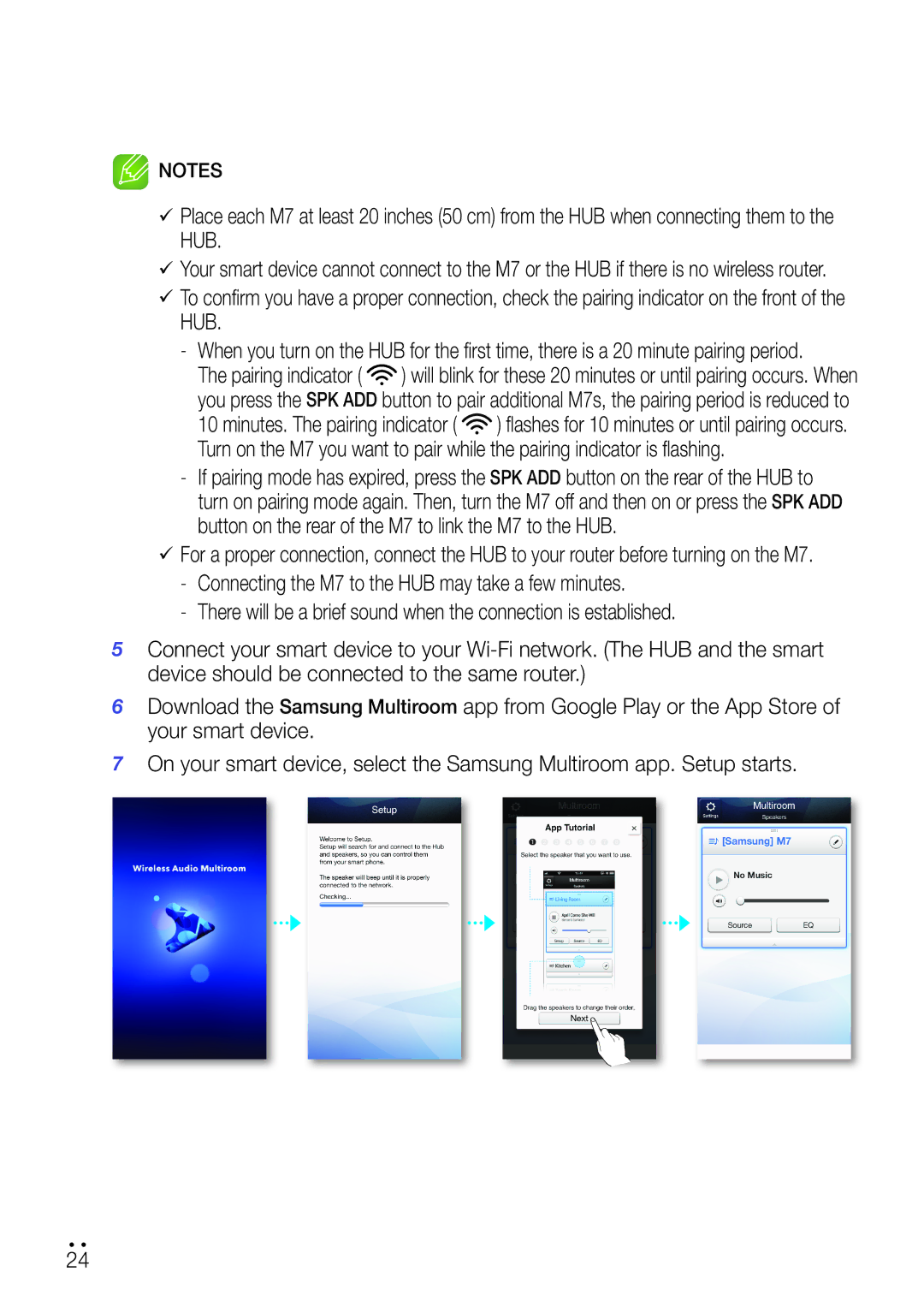 Samsung WAM750 user manual Hub 