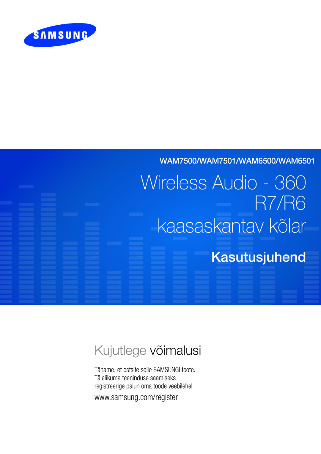 Samsung WAM7501/EN, WAM7500/EN manual Wireless Audio 360 R7/R6 kaasaskantav kõlar 