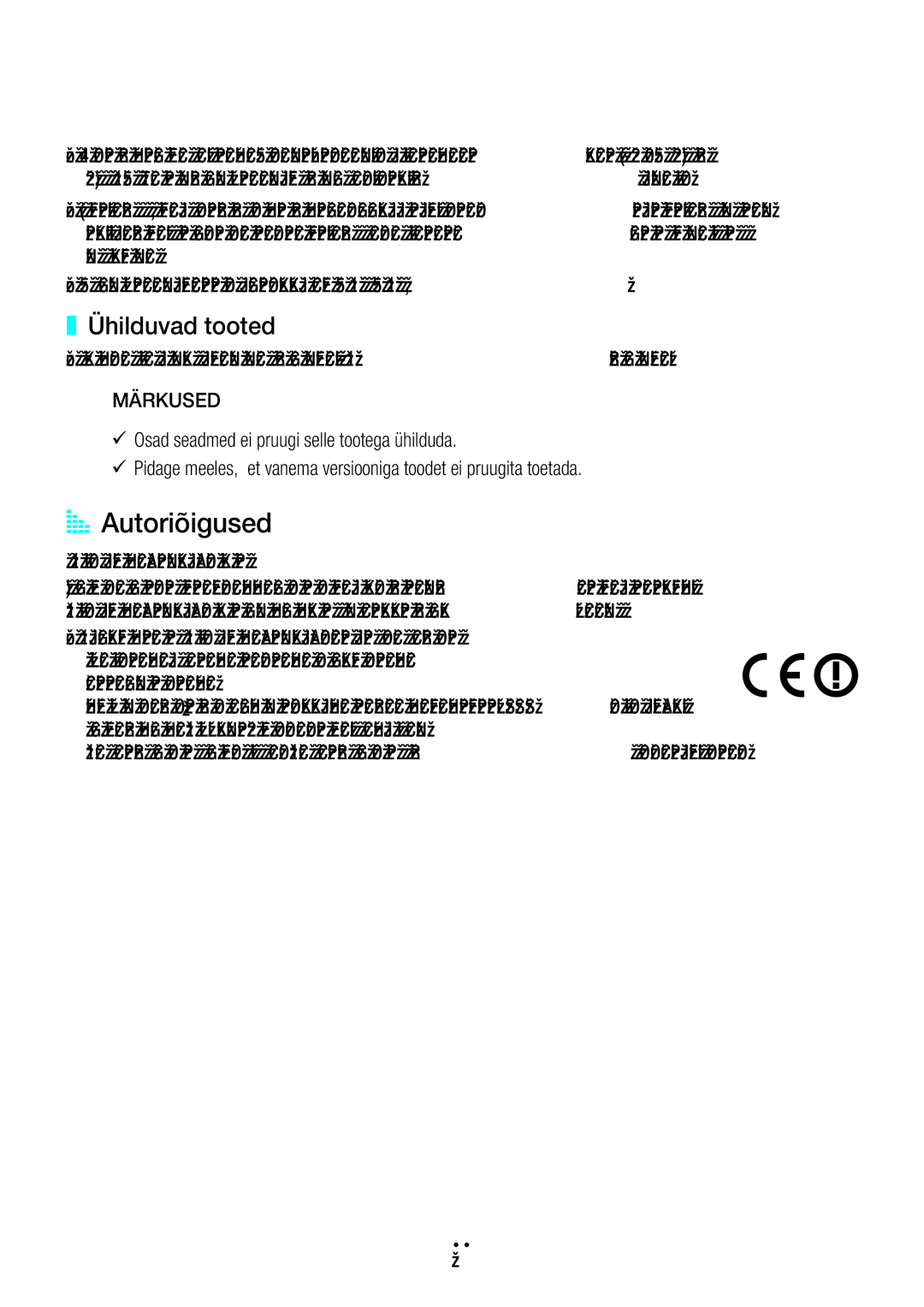 Samsung WAM7500/EN, WAM7501/EN manual Autoriõigused, Ühilduvad tooted, ¡1?IOQJE#HCAPNKJāAO!K*PB 