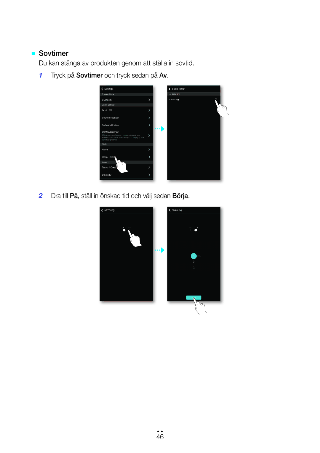 Samsung WAM6500/XE, WAM7500/XE, WAM7501/XE, WAM6501/XE manual `` Sovtimer 