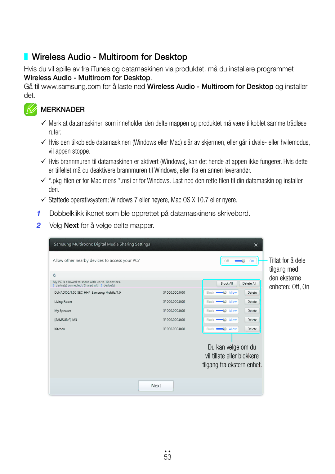 Samsung WAM7501/XE, WAM7500/XE, WAM6500/XE, WAM6501/XE manual Wireless Audio Multiroom for Desktop 