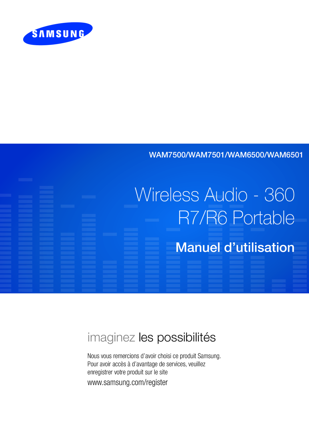 Samsung WAM6500/ZF, WAM7501/ZF, WAM7500/ZF manual R7/R6 Portable 