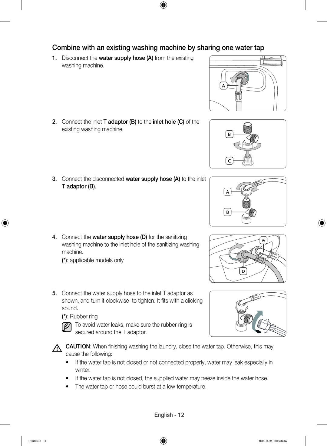 Samsung WB25H7000GS/YL manual Sound Rubber ring 