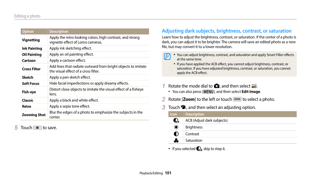 Samsung WB351F, WB352F, WB350F, WB2014F user manual Ink Painting, Classic 