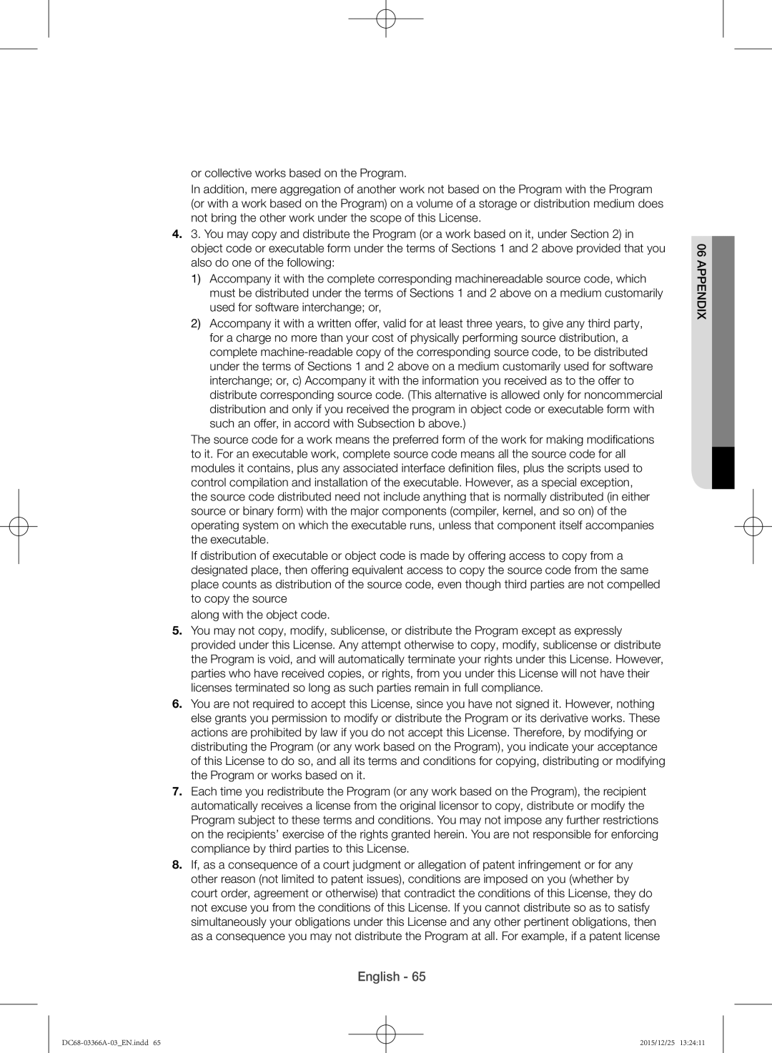 Samsung WD21F8K9ABG/YL manual English 