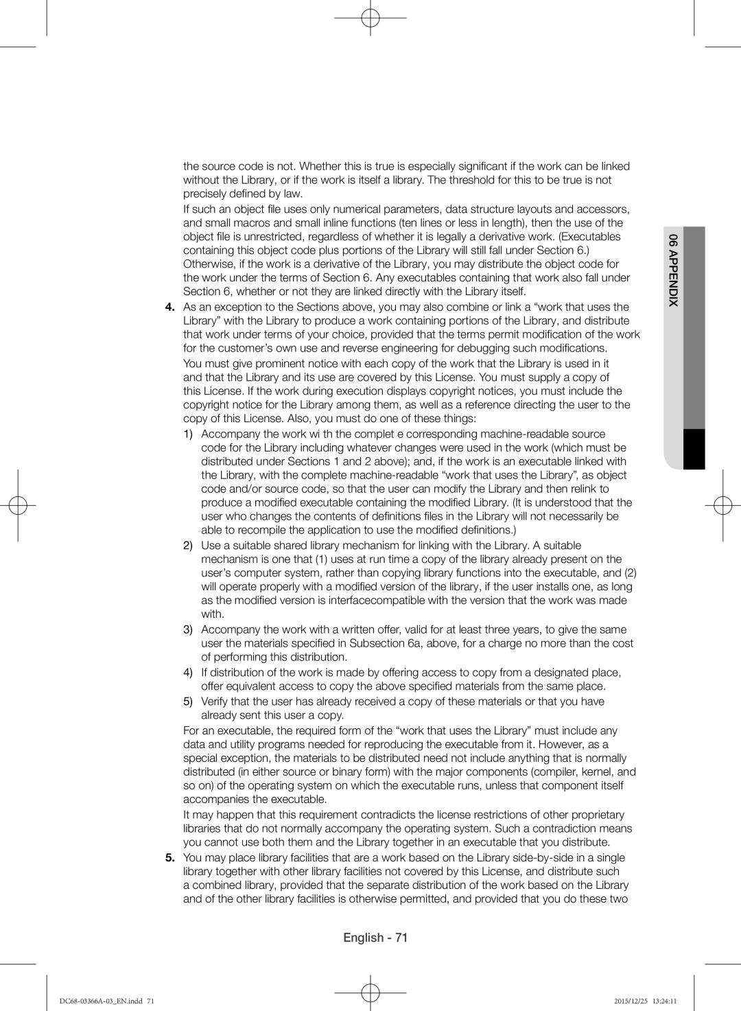 Samsung WD21F8K9ABG/YL manual English 