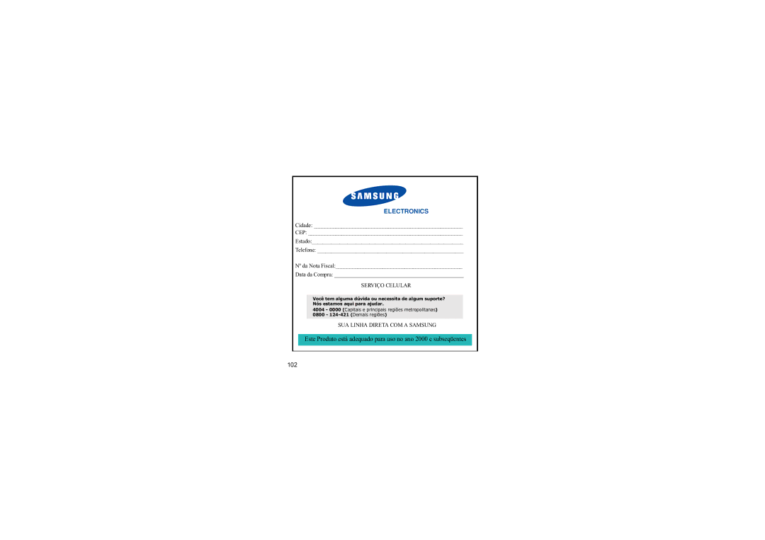 Samsung WEP 410 manual Electronics 