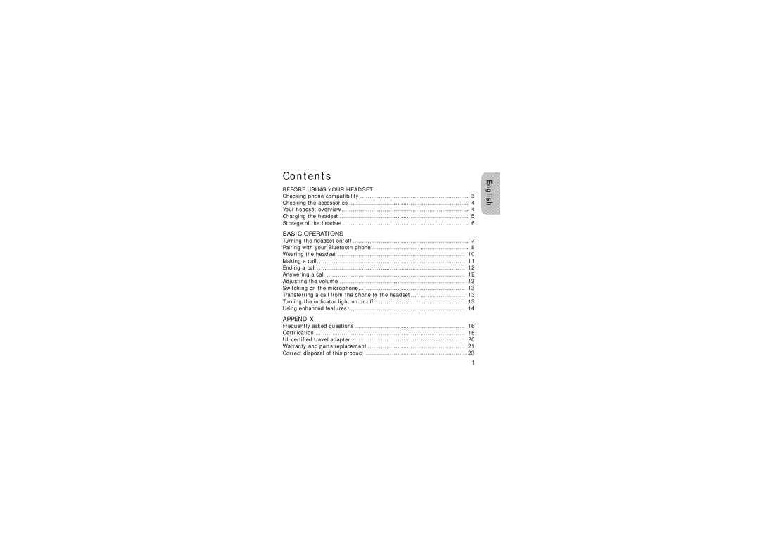 Samsung WEP420 manual Contents 