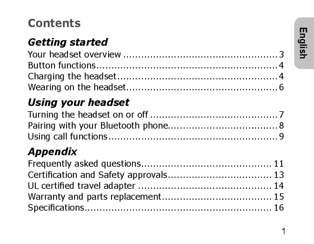 Samsung WEP750 manual Contents 