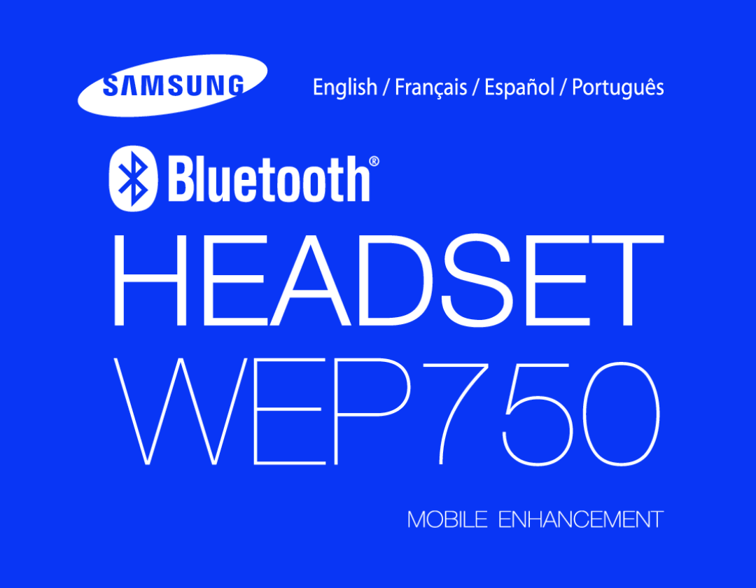 Samsung WEP750 manual 