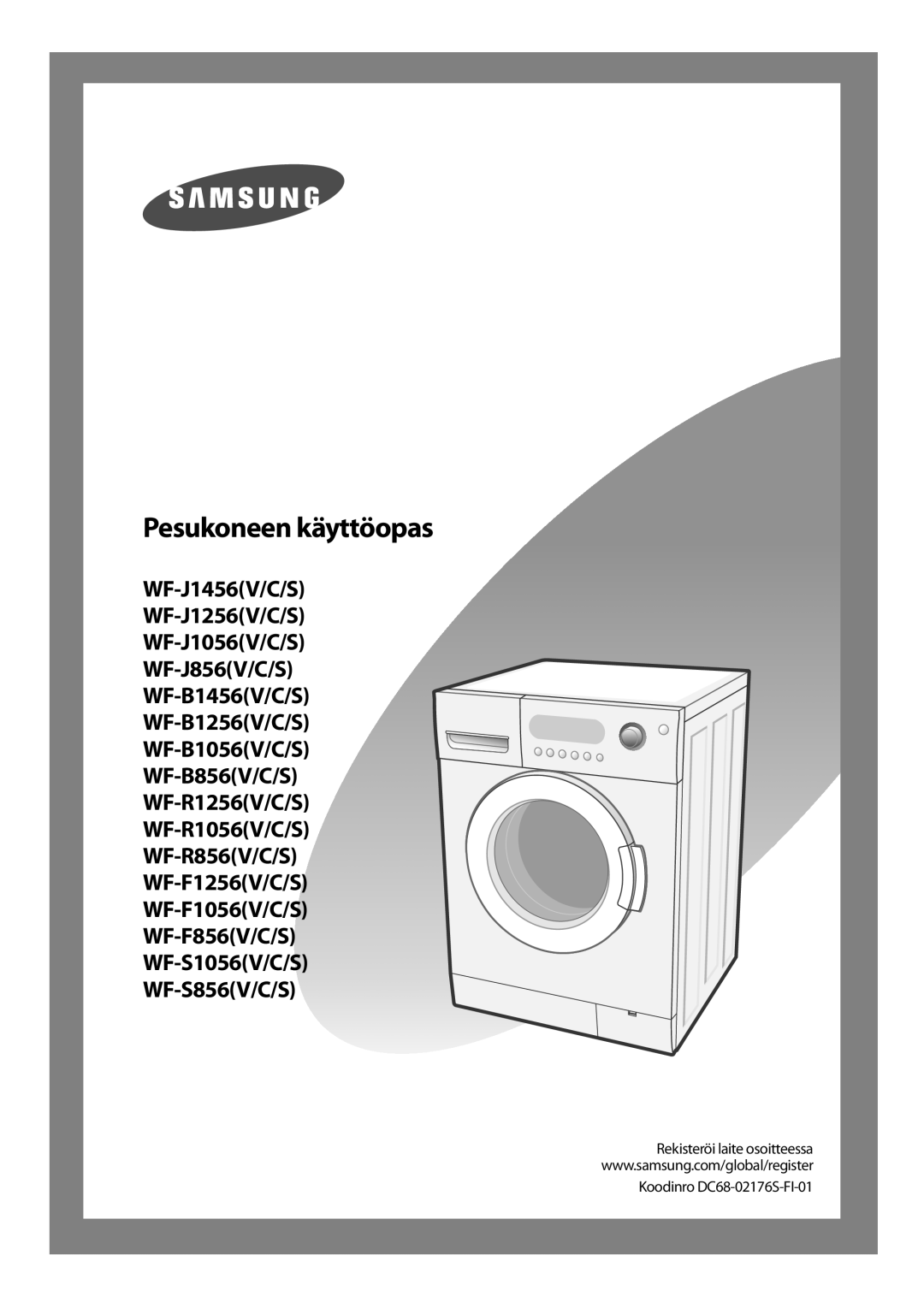 Samsung WF-B1256V/XEE manual Brugervejledning til vaskemaskine, Code No. DC68-02176U-DA-01 