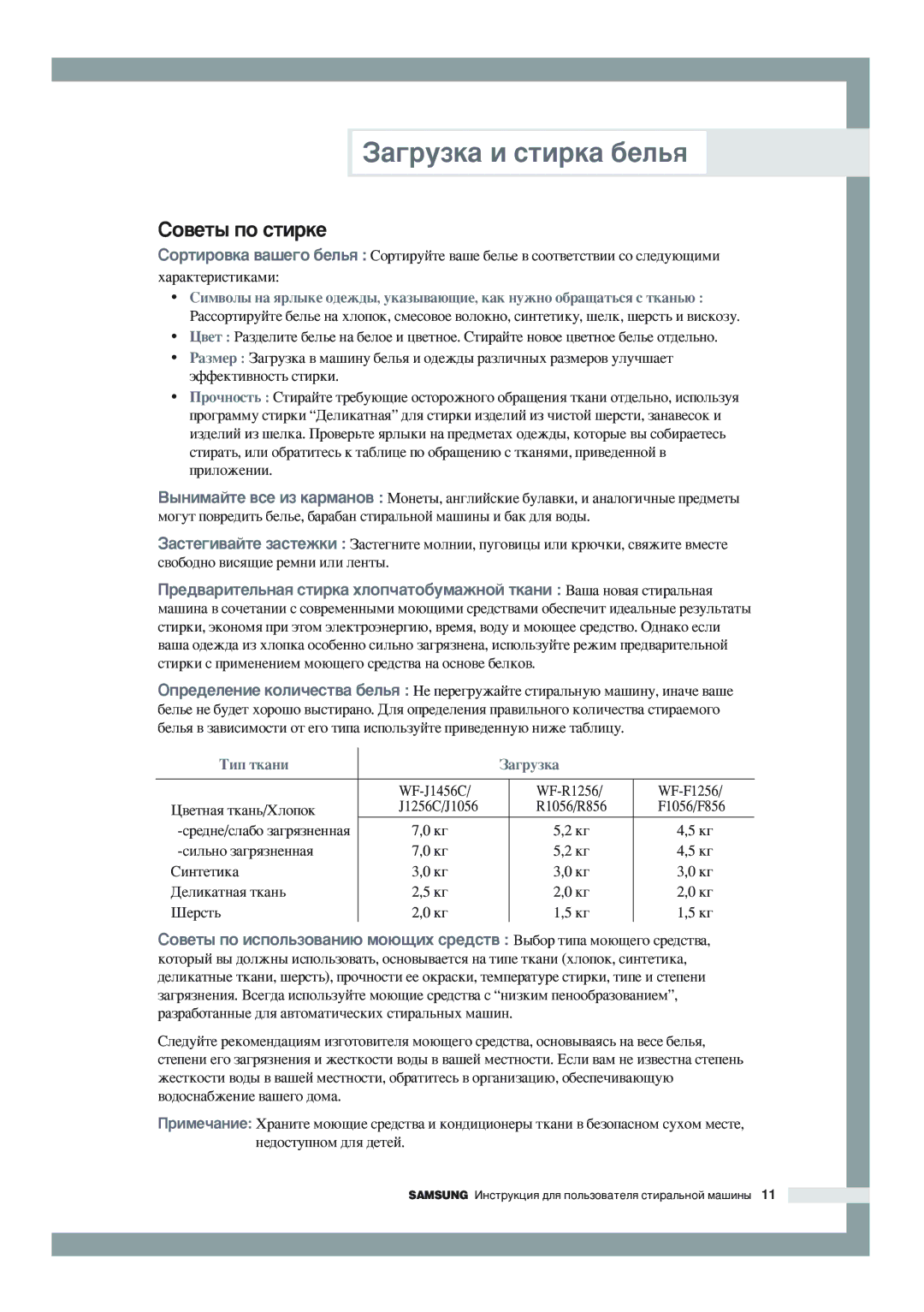 Samsung WF-R1256/YLW manual Ëó‚Âú˚ Ôó Òúëíâ, Ëîóêâìëë, F1056/F856, ÒËÎ¸ÌÓ Á‡„ﬂÁÌÂÌÌ‡ﬂ ËËÌÚÂÚËÍ‡ ÑÂÎËÍ‡ÚÌ‡ﬂ ÚÍ‡Ì¸ ÒÂÒÚ¸ 