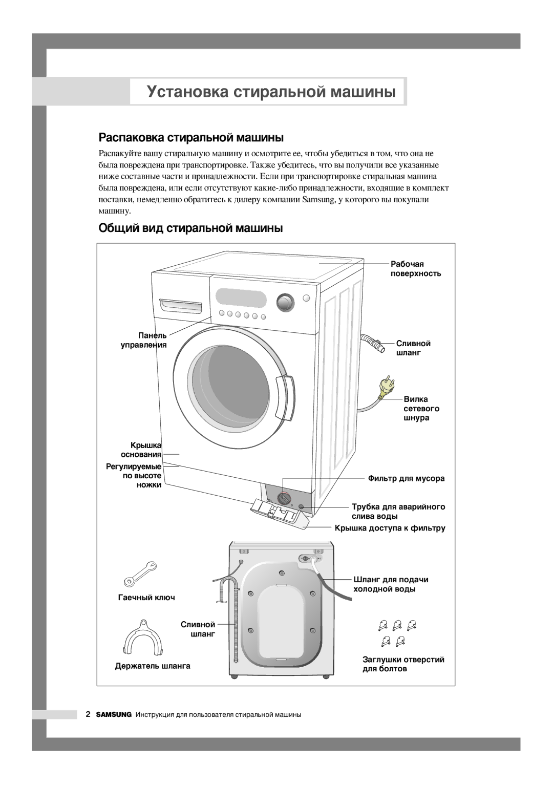 Samsung WF-J125AC/YLW, WF-R125AC/YLR Ìòú‡Ìó‚Í‡ Òúë‡Î¸Ìóè Ï‡¯Ëì˚, ‡Òô‡Íó‚Í‡ Òúë‡Î¸Ìóè Ï‡¯Ëì˚, ·˘Ëè ‚Ë‰ Òúë‡Î¸Ìóè Ï‡¯Ëì˚ 