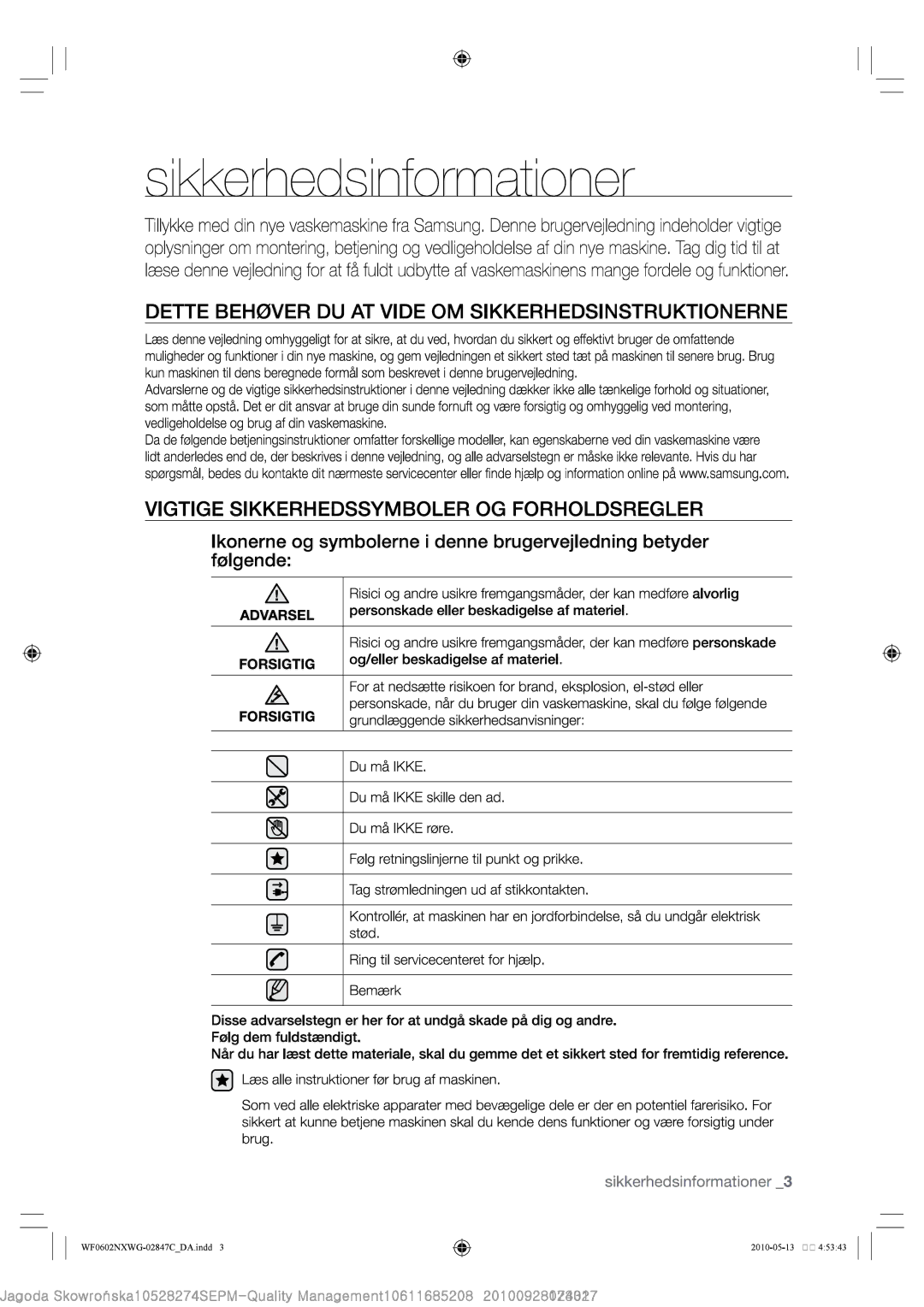 Samsung WF0500NXWG/XEE, WF0602NXWG/XEE manual 