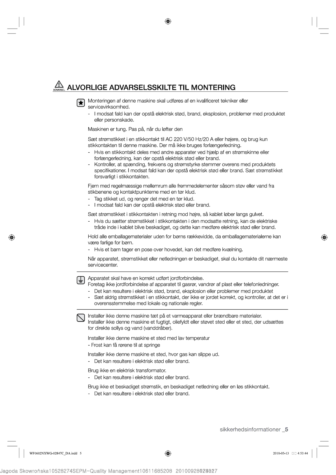 Samsung WF0500NXWG/XEE, WF0602NXWG/XEE manual 