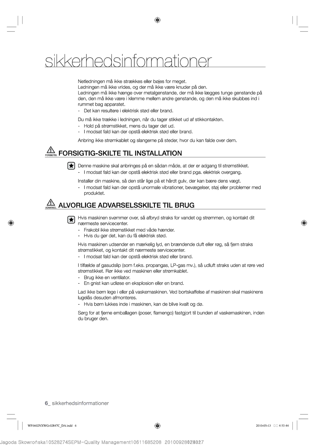 Samsung WF0602NXWG/XEE, WF0500NXWG/XEE manual 