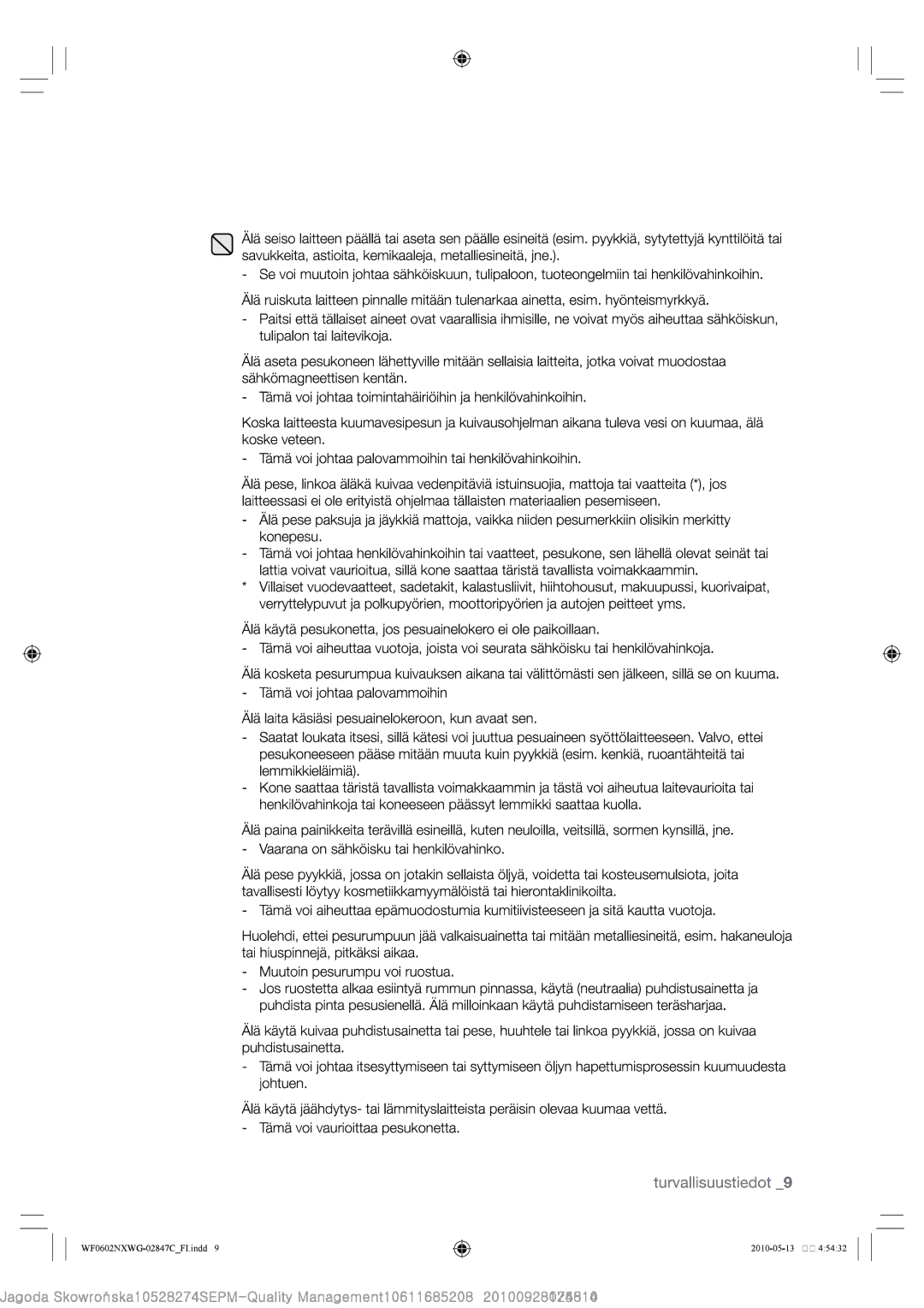 Samsung WF0500NXWG/XEE, WF0602NXWG/XEE manual 