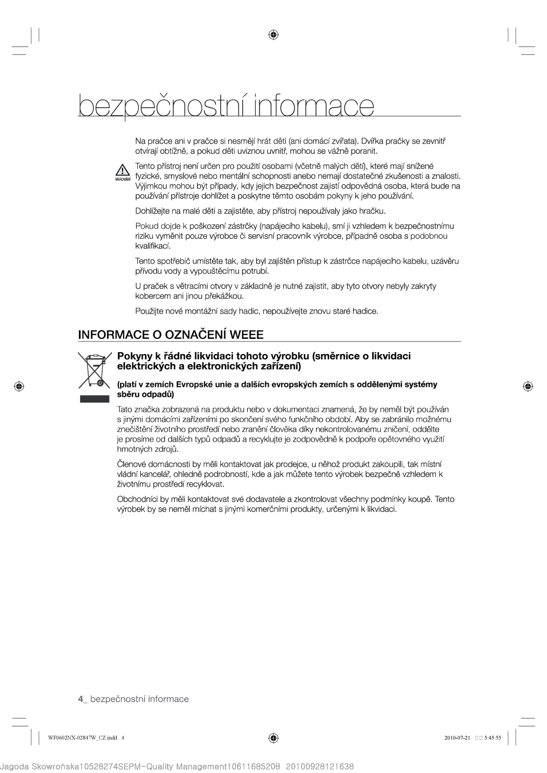 Samsung WF0500NXW/XEH, WF0602NUV/XEO, WF0602NXW/XEO manual #$% 