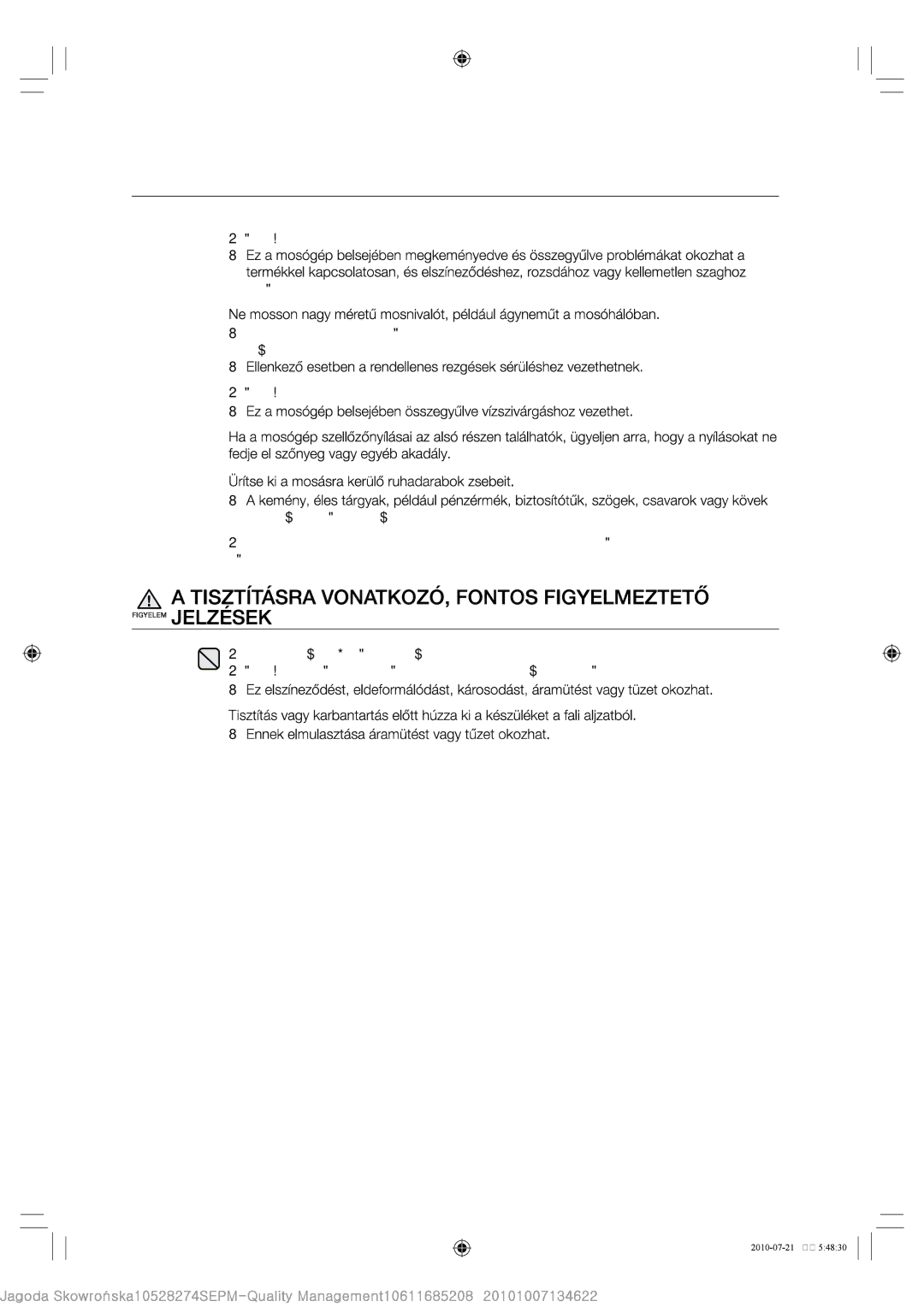 Samsung WF0502NUV/XEO, WF0500NUV/XEO, WF0500NXW/XEO manual $*$ 