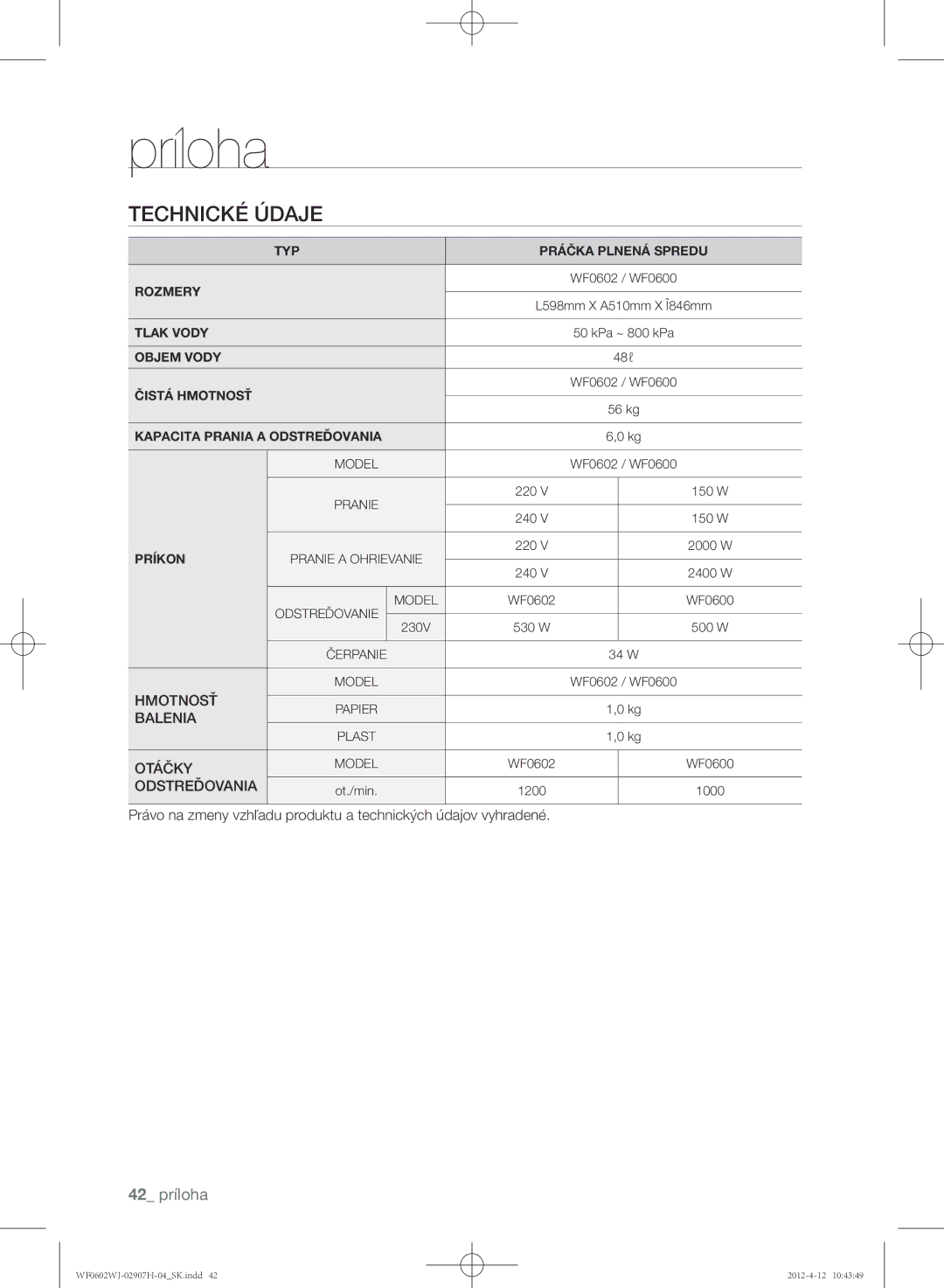 Samsung WF0602WJC/YLE manual 42 príloha 