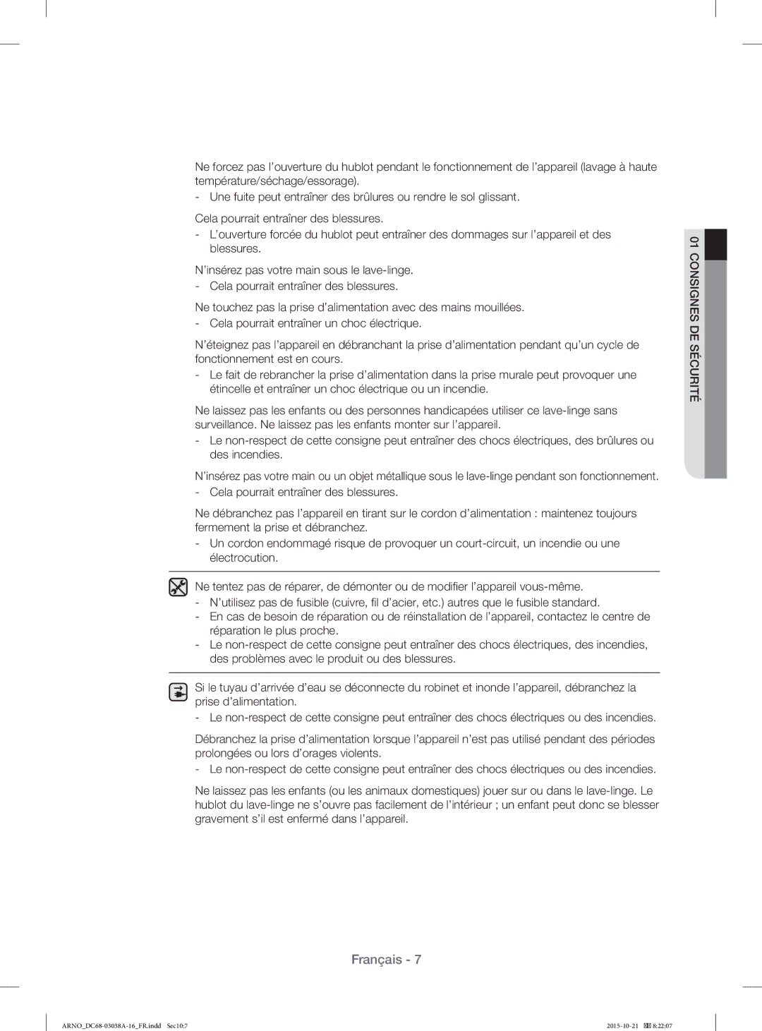 Samsung WF1124XAC/XEF, WF1124XBC/XEF manual ARNODC68-03038A-16FR.indd Sec107 